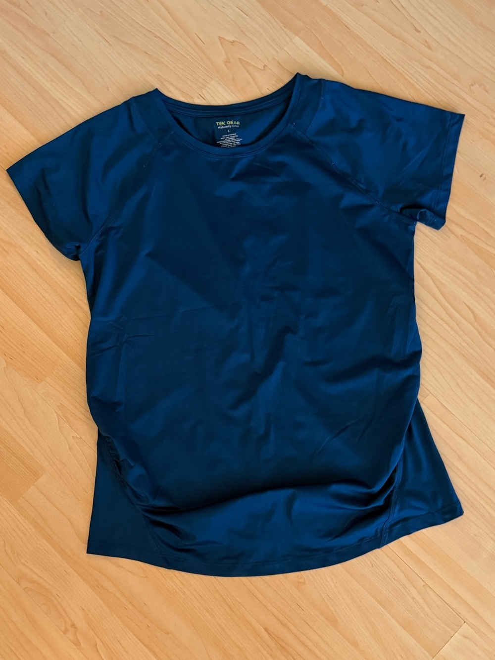 tek gear teal blue Short Sleeve Active Tee maternity
